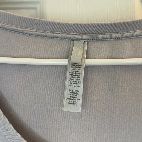 SKIMS Scoop Neck Sleep Set With Shorts In Zen Blue Size Medium - Picture 8 of 14